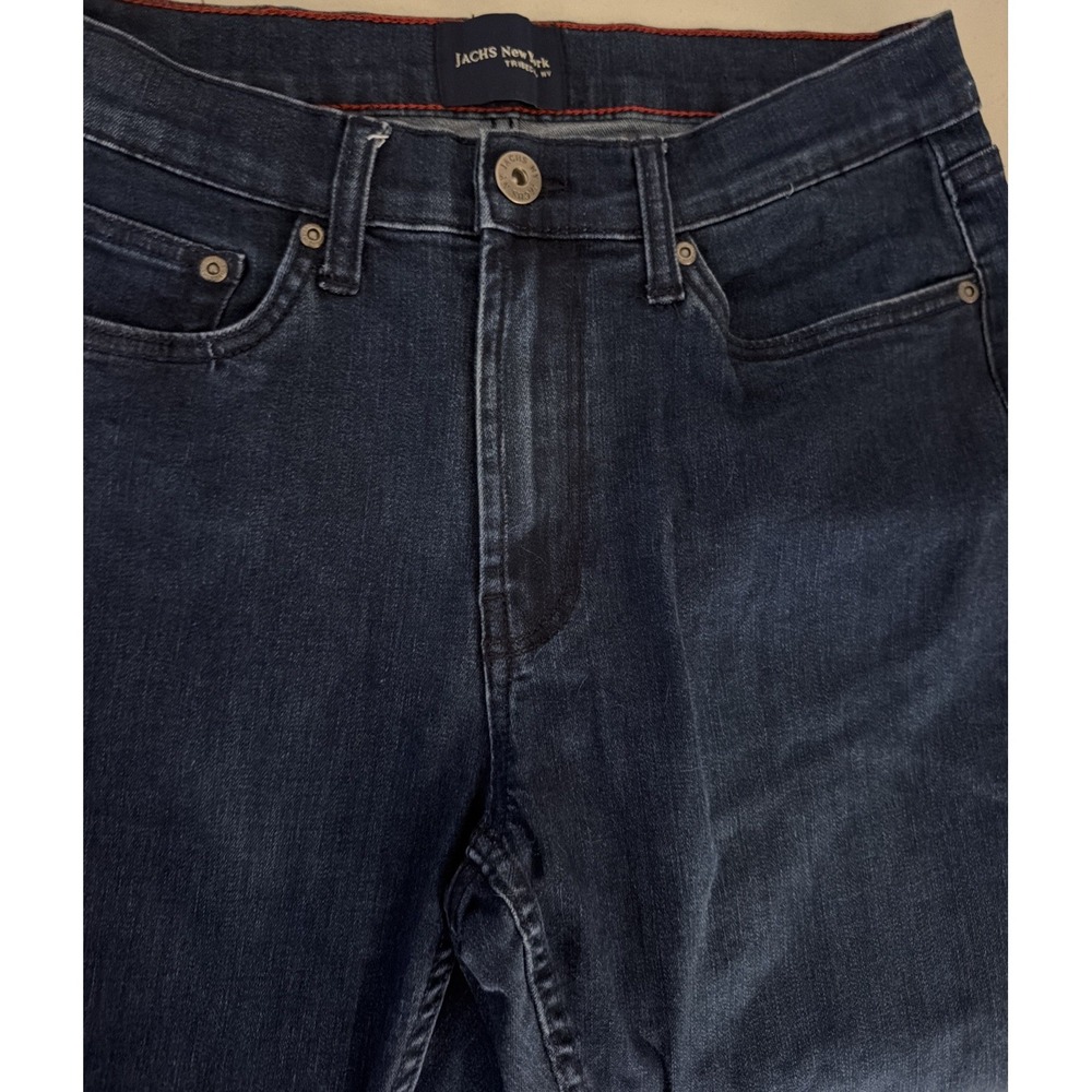 Jachs New York Men's Comfort Stretch Straight Leg Jeans 32x34